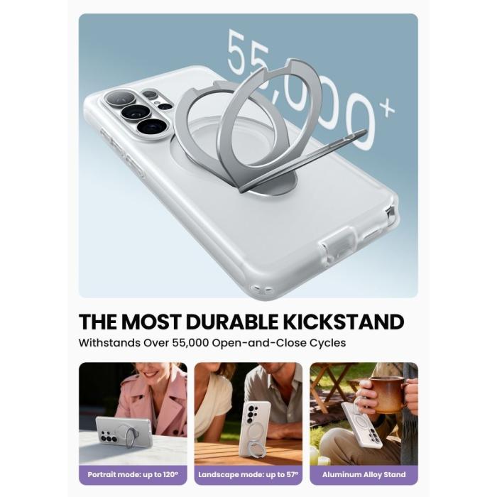 Bild 5, Supcase Samsung Galaxy S26 Ultra Skal MagSafe Cosmo Frost Clear