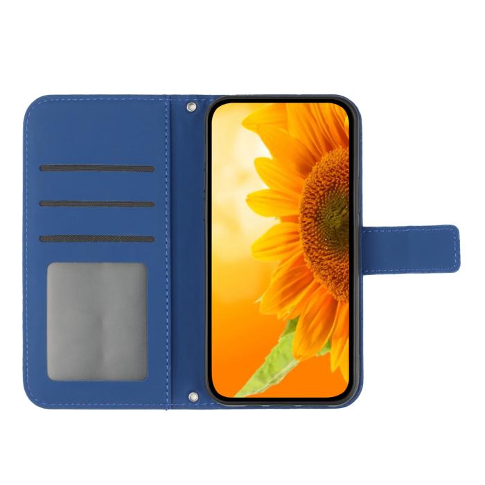 Bild 2, Xiaomi 17T Pro Fodral Läder Solros Blå