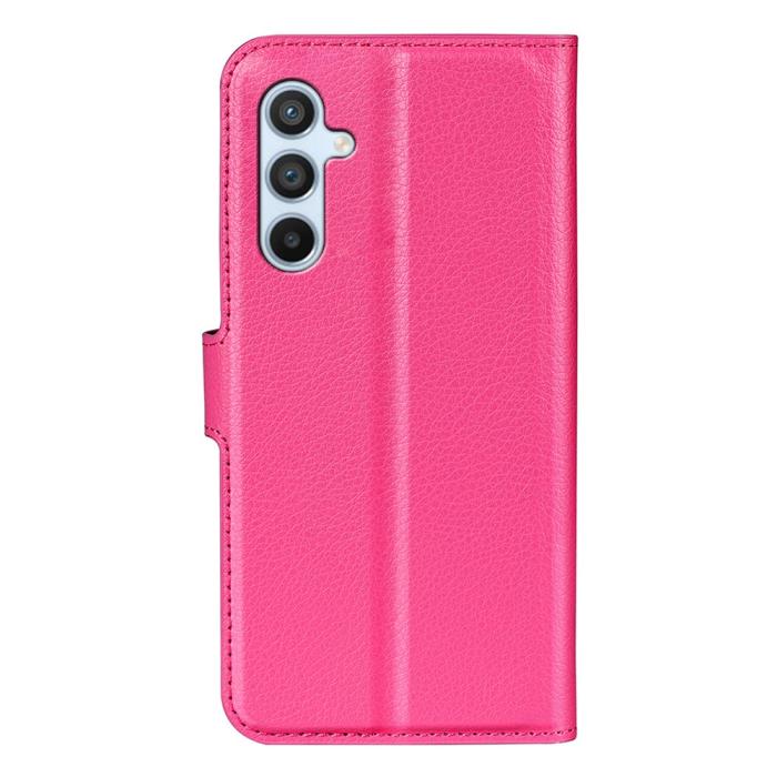 Bild 6, Samsung Galaxy A54 5G Fodral Litchi Läder Rosa