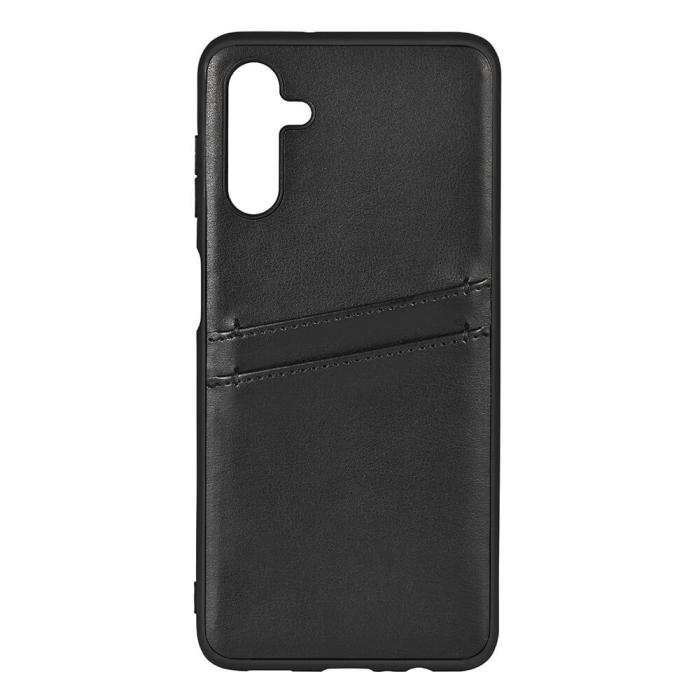 Bild 1, Buffalo Samsung Galaxy A13 5G / A04s Skal Läder Med 2 Kortfack Svart