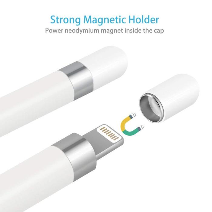 Bild 4, Apple Pencil Magnetiskt Ersättnings Lock 1:a Generationen