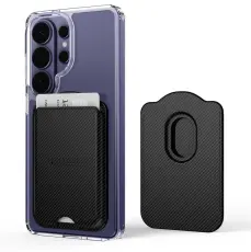 Tech-Protect Magnetisk MagSafe Korth&aring;llare MagWallet Carbon