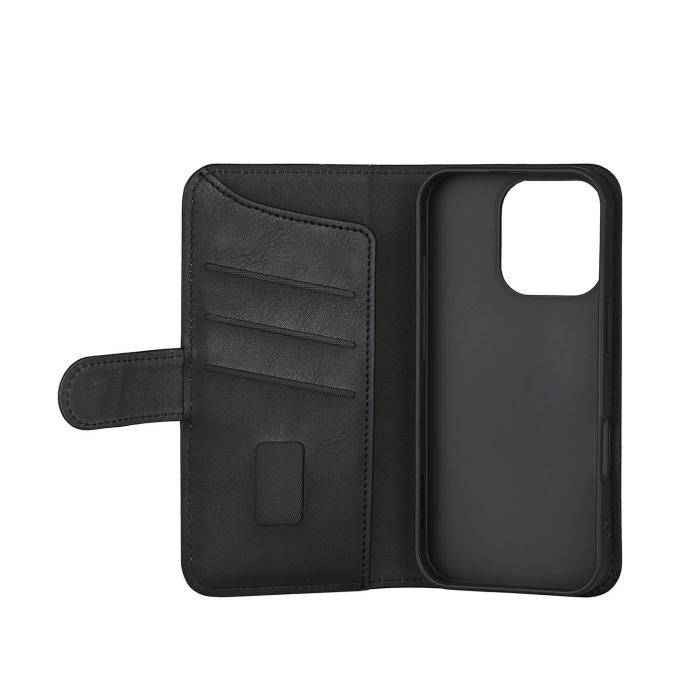 Bild 3, Gear iPhone 16 Pro Fodral MagSeries Läder Svart