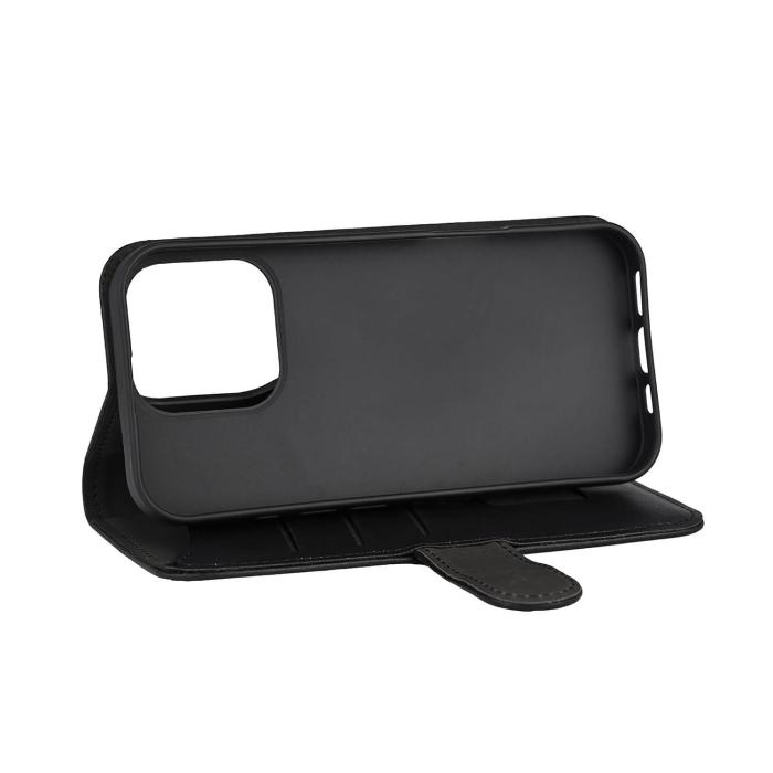 Bild 4, Gear iPhone 16 Pro Fodral MagSeries Läder Svart