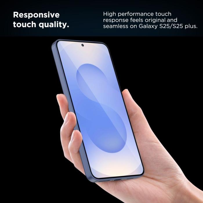 Bild 5, Tech-Protect Galaxy S25 Plus 2-PACK Skärmskydd QuickSet+ Härdat Glas