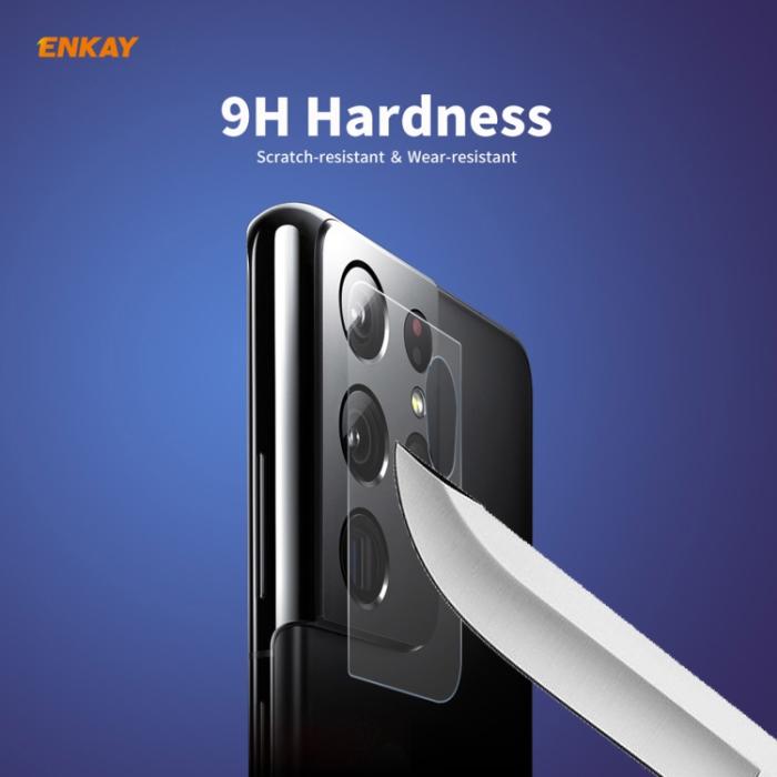 Bild 4, ENKAY Samsung Galaxy S21 Ultra 2-PACK Linsskydd Härdat Glas