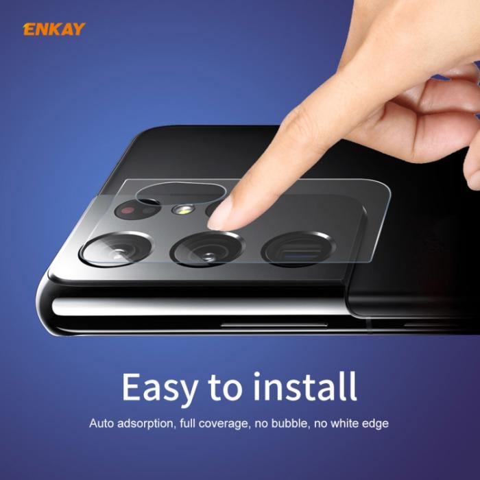 Bild 5, ENKAY Samsung Galaxy S21 Ultra 2-PACK Linsskydd Härdat Glas