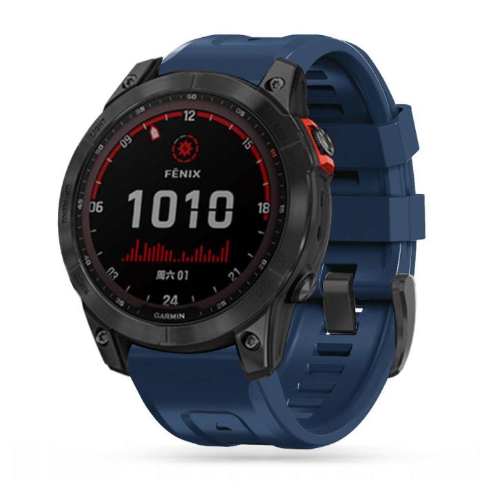Bild 2, Tech-Protect Garmin Fenix Armband Iconband Navy Blue