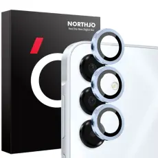 NORTHJO Samsung Galaxy A16 Linsskydd H&auml;rdat Glas Bl&aring;