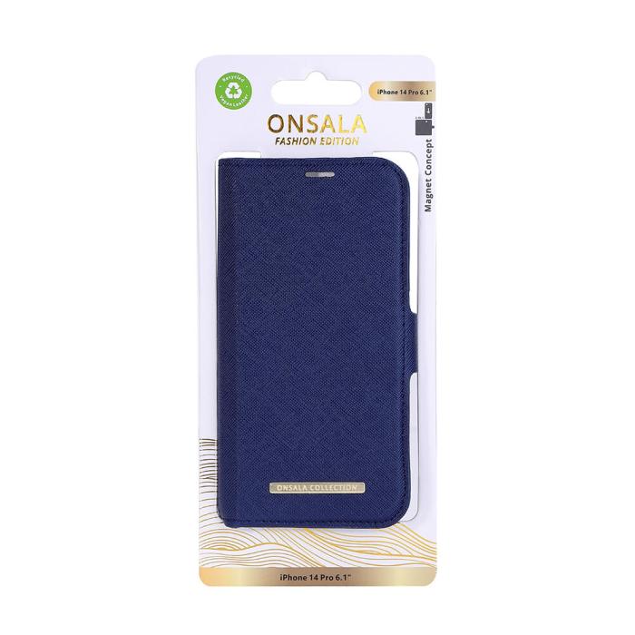 Bild 2, ONSALA iPhone 14 Pro Fodral ECO Navy Blue