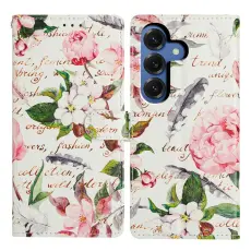 Samsung Galaxy S26 Fodral Med Tryck Blommor