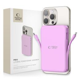 Tech-Protect 10000 mAh MagSafe PowerBank LifeMag Lavender
