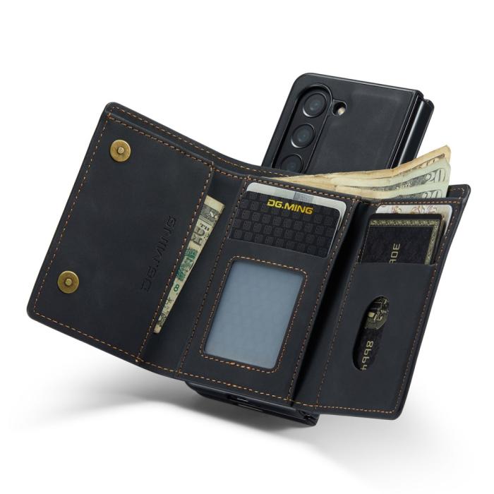 Bild 2, DG.MING Galaxy Z Fold 5 Skal 2in1 Magnetisk Avtagbart Kortfack
