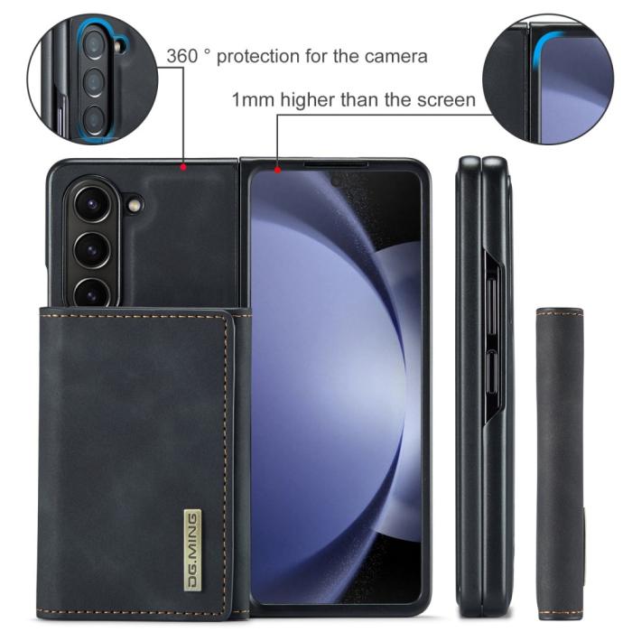 Bild 6, DG.MING Galaxy Z Fold 5 Skal 2in1 Magnetisk Avtagbart Kortfack