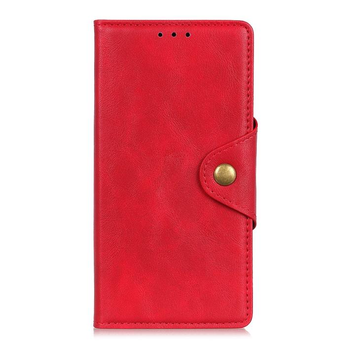 Bild 2, Samsung Galaxy S22 Plus Fodral Magnetisk Mässing Röd