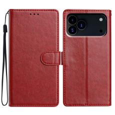 iPhone 17 Pro Max Fodral L&auml;der R&ouml;d