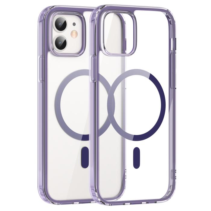 Bild 2, ColorPop iPhone 12/12 Pro Skal CH MagSafe Transparent/Lila