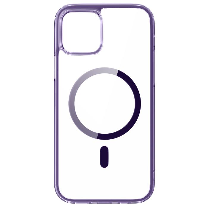 Bild 3, ColorPop iPhone 12/12 Pro Skal CH MagSafe Transparent/Lila