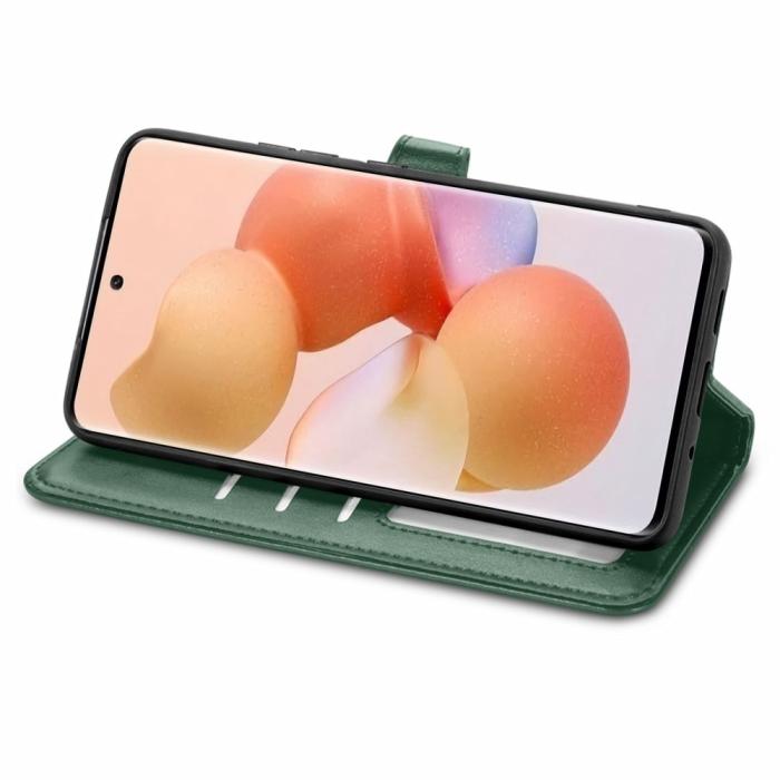 Bild 3, Xiaomi 12T / 12T Pro Fodral Magnetisk Mässing Grön