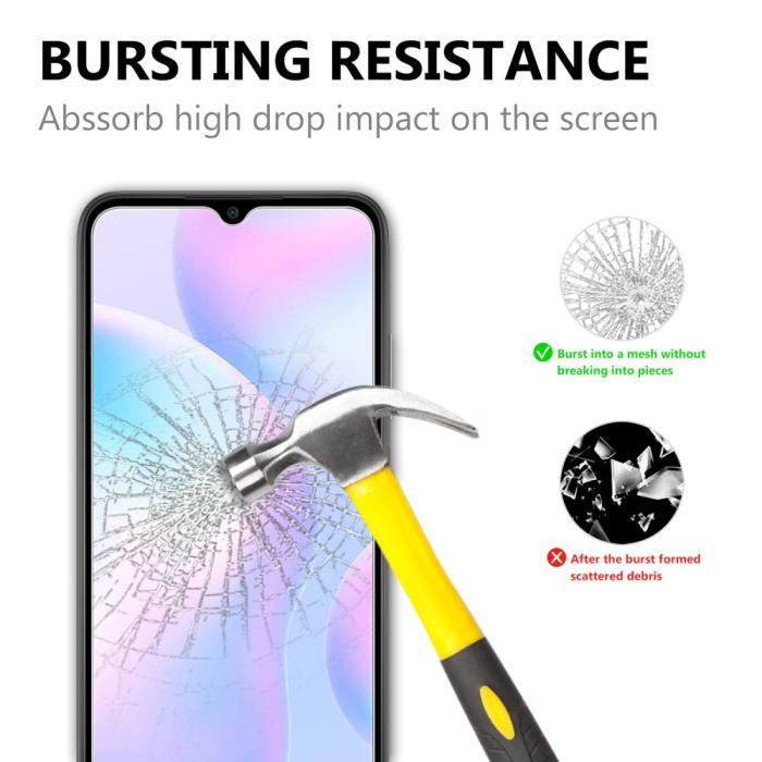 Bild 2, Xiaomi Redmi 9A - Skärmskydd I Härdat Glas
