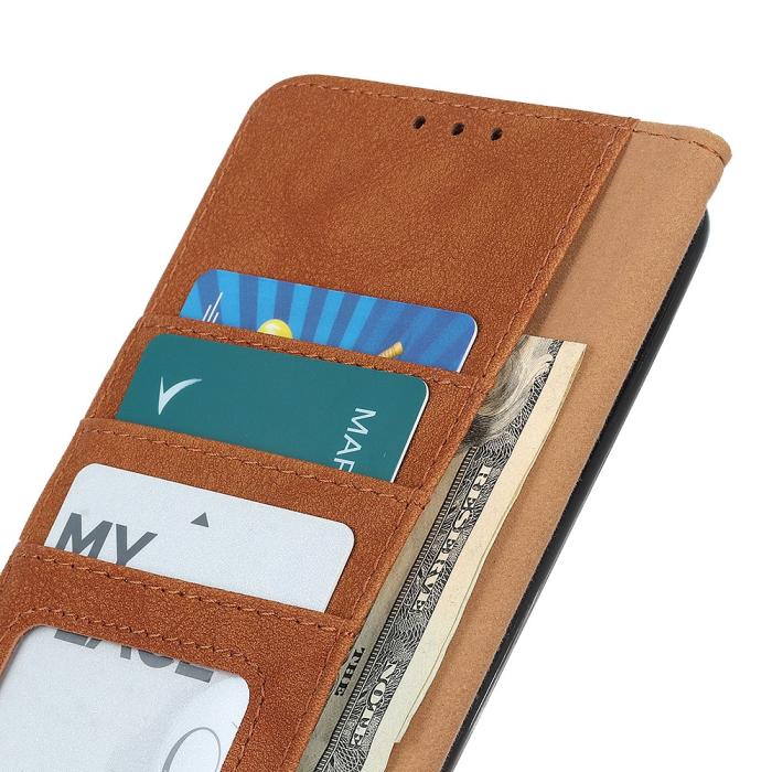 Bild 5, Xiaomi Mi 11 Ultra - KHAZNEH Split Läder Fodral - Brun