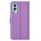 OnePlus Nord 2 5G - Litchi Läder Fodral - Lila