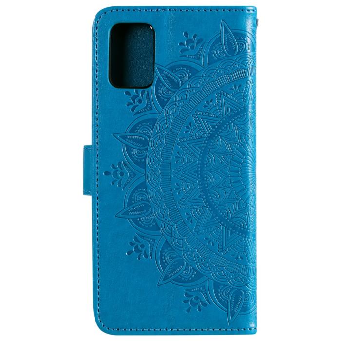 Bild 3, OnePlus Nord 2 5G - Mandala Läder Fodral - Blå