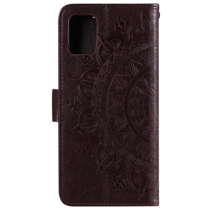 Bild 3, OnePlus Nord 2 5G - Mandala Läder Fodral - Brun