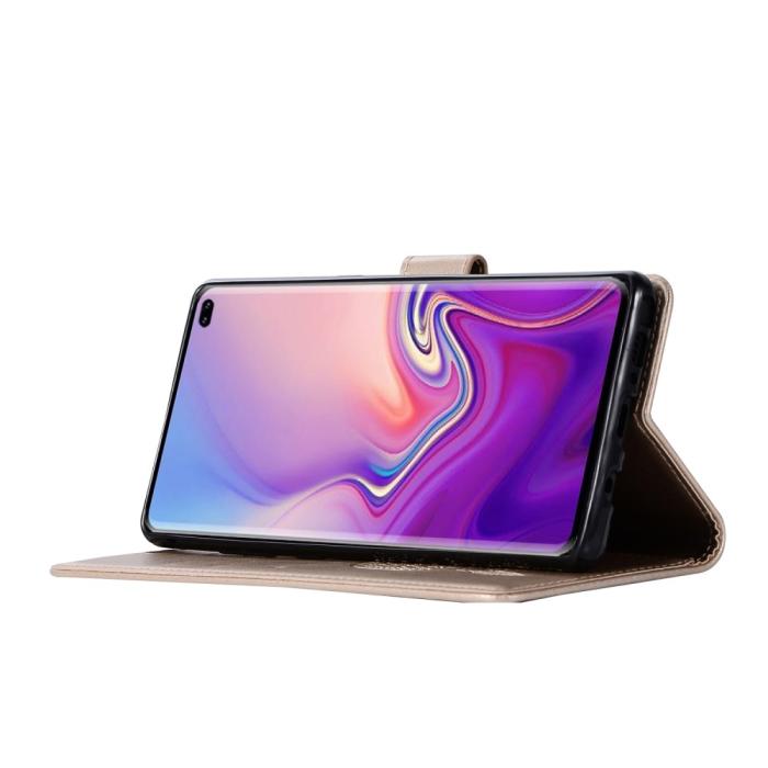 Bild 5, Samsung Galaxy S10 Plus - Dream Catcher Plånboksfodral - Guld