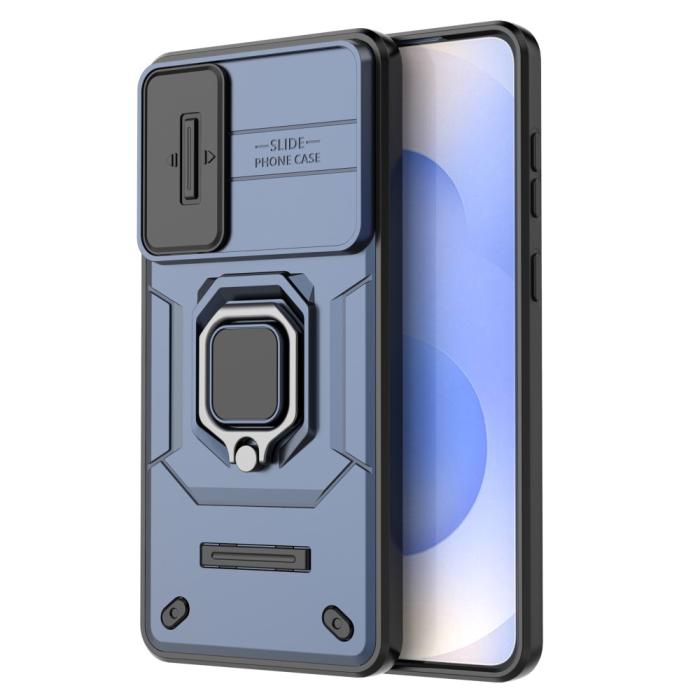 Bild 4, Samsung Galaxy S25 Edge Skal CamShield Ring Hybrid Blå