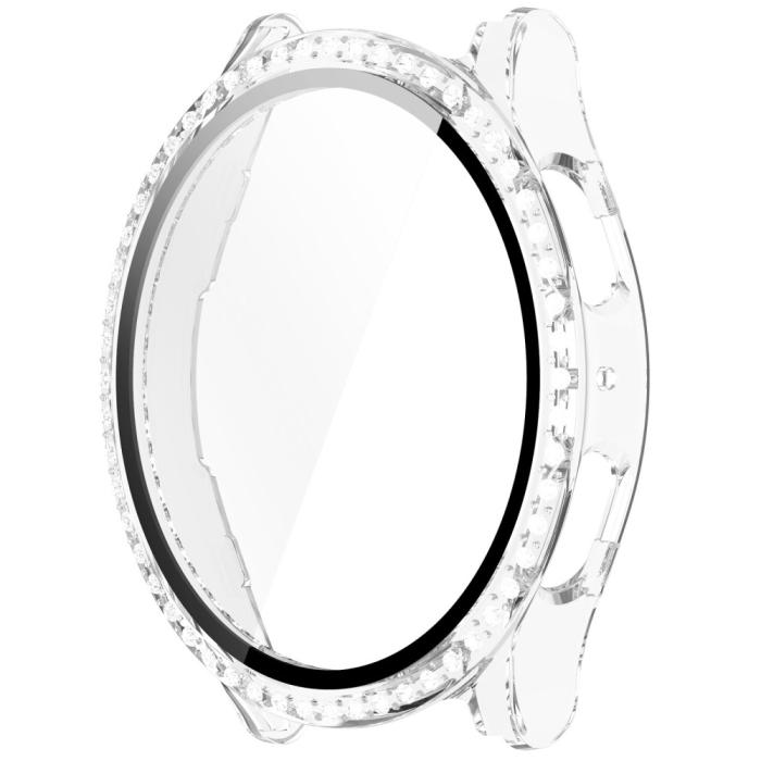 Bild 2, Galaxy Watch 7 40 mm Skal Med Skärmskydd Strass Transparent