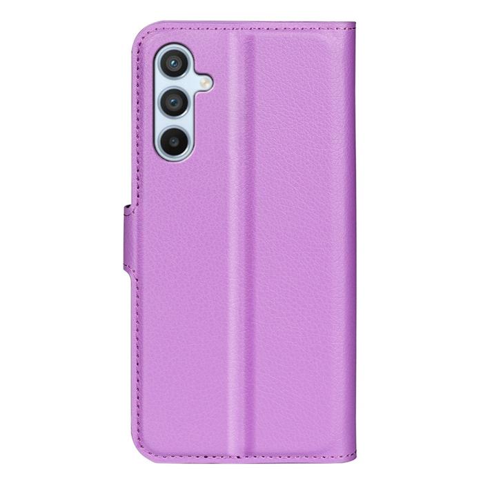 Bild 6, Samsung Galaxy A54 5G Fodral Litchi Läder Lila