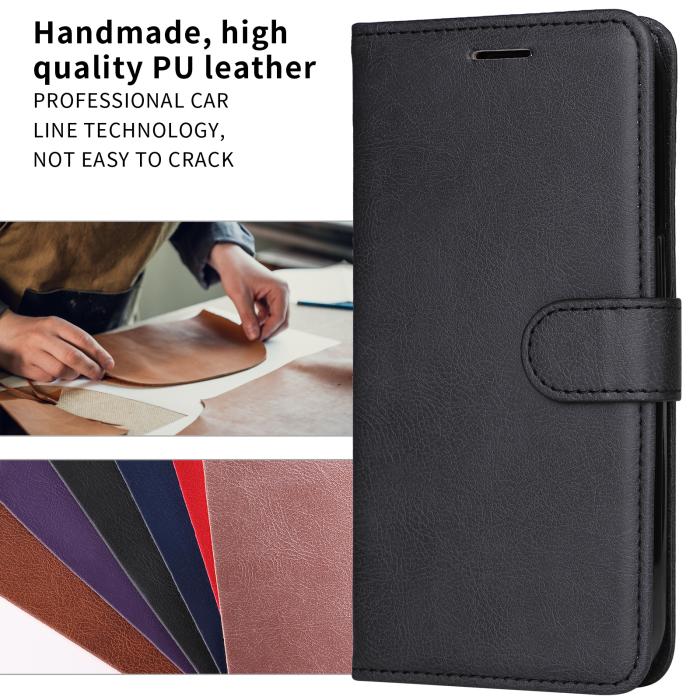 Bild 6, Motorola Moto G86 Power / G86 5G Fodral Läder Svart