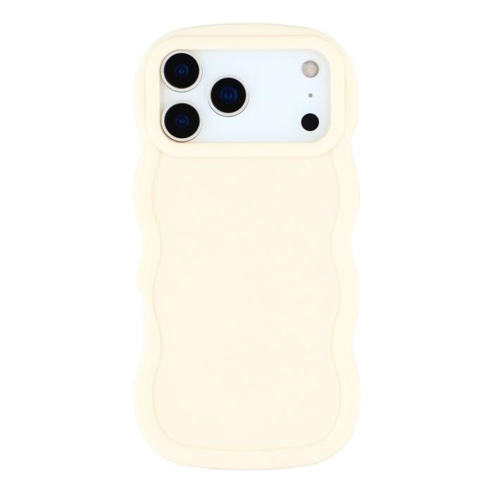 Bild 3, iPhone 17 Pro Mobilskal Wavy Off White