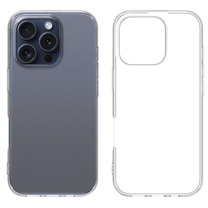 Bild 4, iPhone 16 Pro Max Skal TPU Transparent