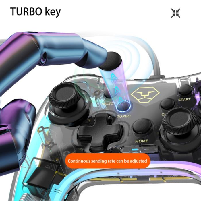 Bild 3, AOLION Universal RGB Trådad Handkontroll PS/NS/iOS/PC/TV