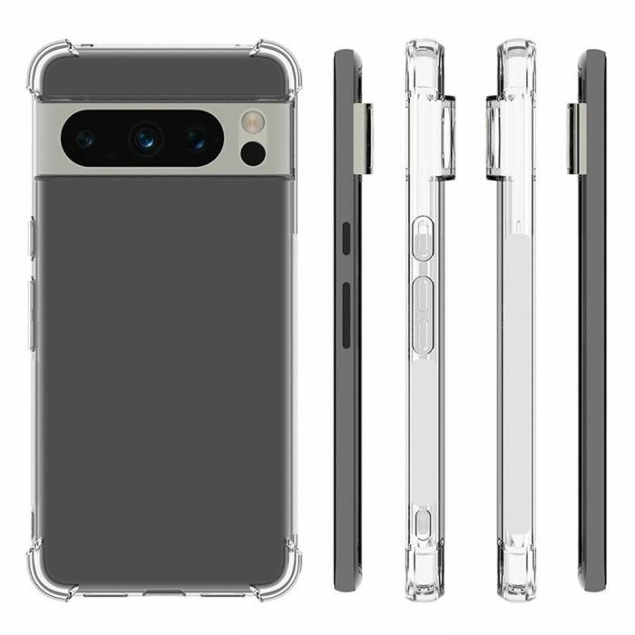 Bild 5, Google Pixel 8 Pro Skal Shockproof TPU Transparent