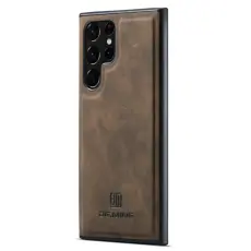 DG.MING Samsung Galaxy S25 Ultra Skal L&auml;derbelagt M&ouml;rk Brun