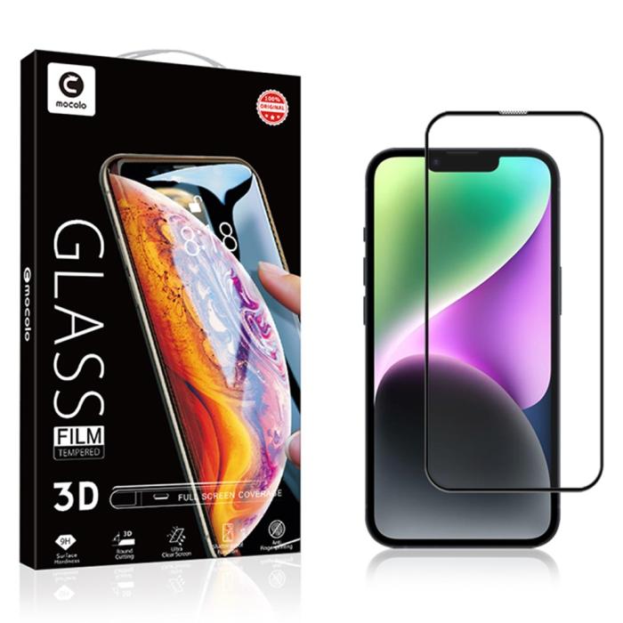 Bild 4, MOCOLO iPhone 15 Skärmskydd 3D Heltäckande