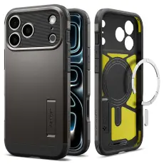Spigen iPhone 18 Pro / 17 Pro Skal MagSafe Tough Gunmetal