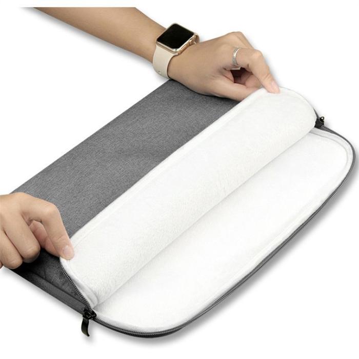 Bild 4, Tech-Protect Sleeve Laptop Väska 13-14 Ljus Grå