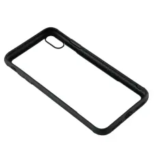 GEAR iPhone XS Max Mobilskal H&auml;rdat Glas Svart