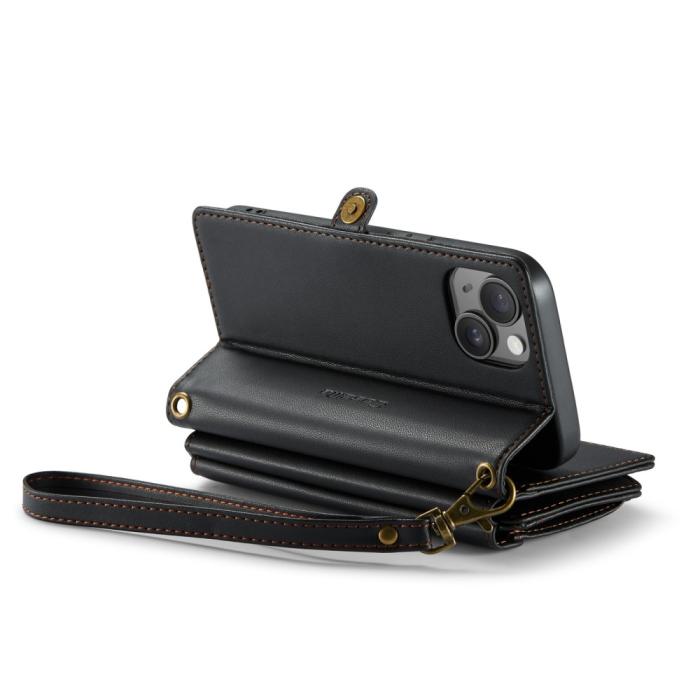 Bild 4, CASEME iPhone 15 Plånboksfodral Svart