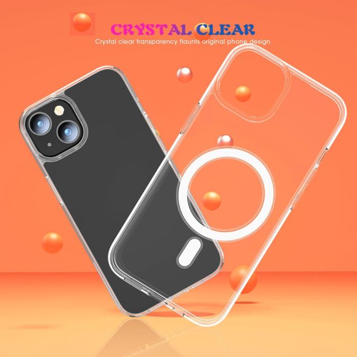 Bild 2, iPhone 15 Plus Skal MagSafe Hybrid Transparent