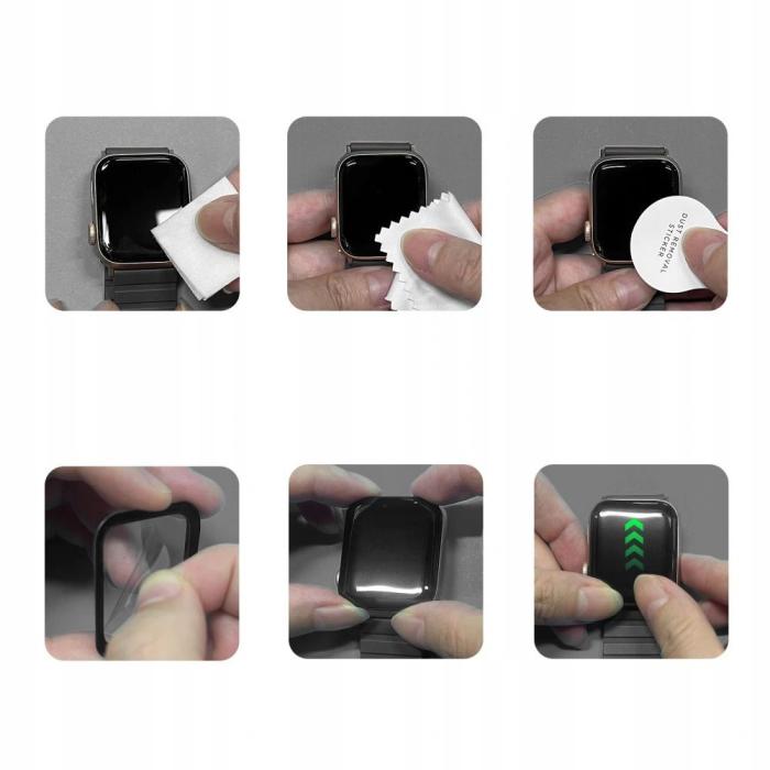 Bild 4, Tech-Protect Apple Watch 40 mm Skärmskydd GlassFlex+ Härdat Glas