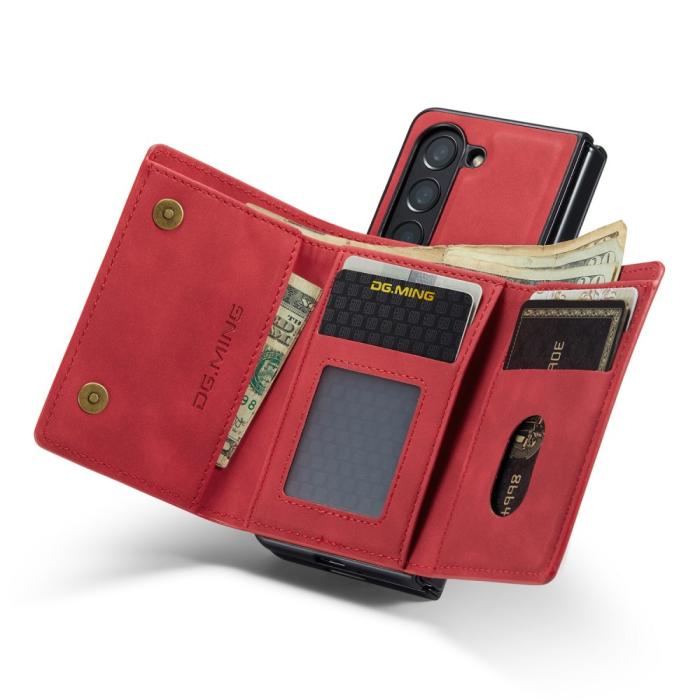 Bild 2, DG.MING Galaxy Z Fold 5 Skal 2in1 Magnetisk Avtagbart Kortfack