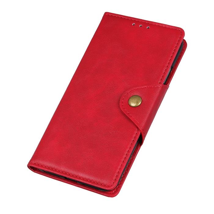 Bild 6, Samsung Galaxy S22 Plus Fodral Magnetisk Mässing Röd