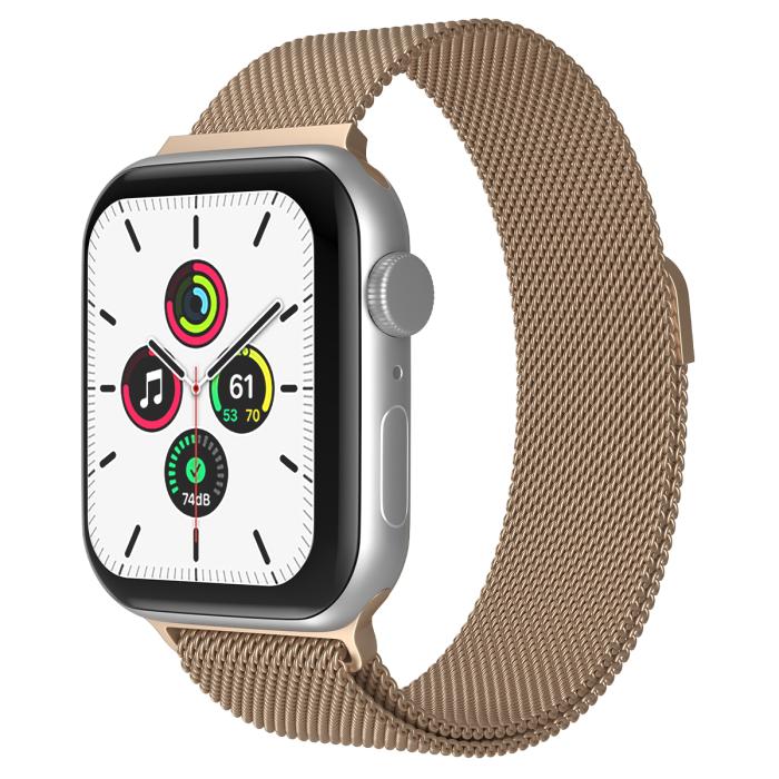 Bild 2, ColorPop Milanese Loop Metall Armband Apple Watch 42/44/45/49 mm