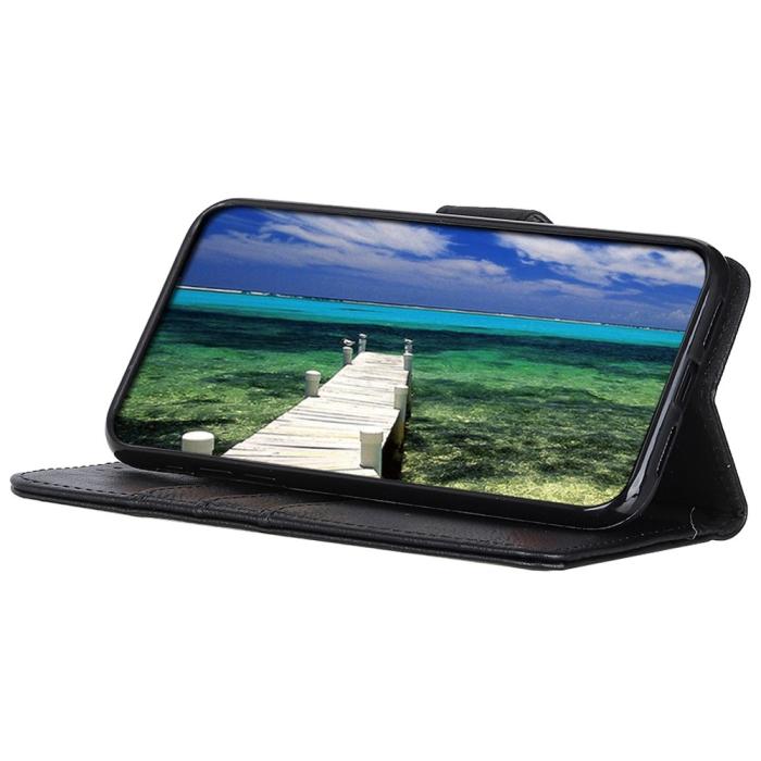 Bild 3, KHAZNEH Motorola Moto G32 Fodral Läder Svart