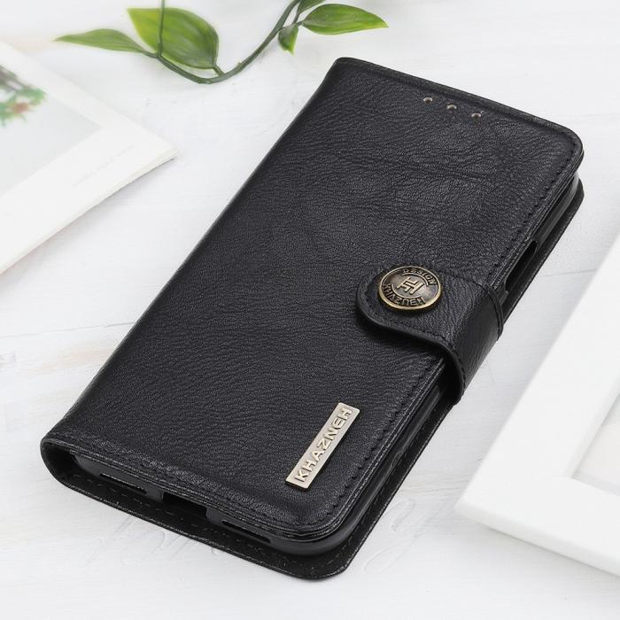 Bild 6, KHAZNEH Motorola Moto G32 Fodral Läder Svart